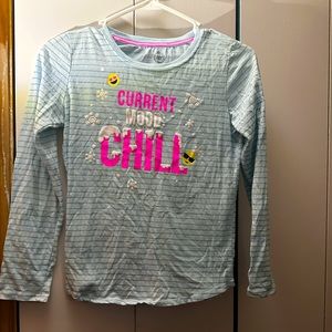 Girls long sleeve tee. Size 10/12.